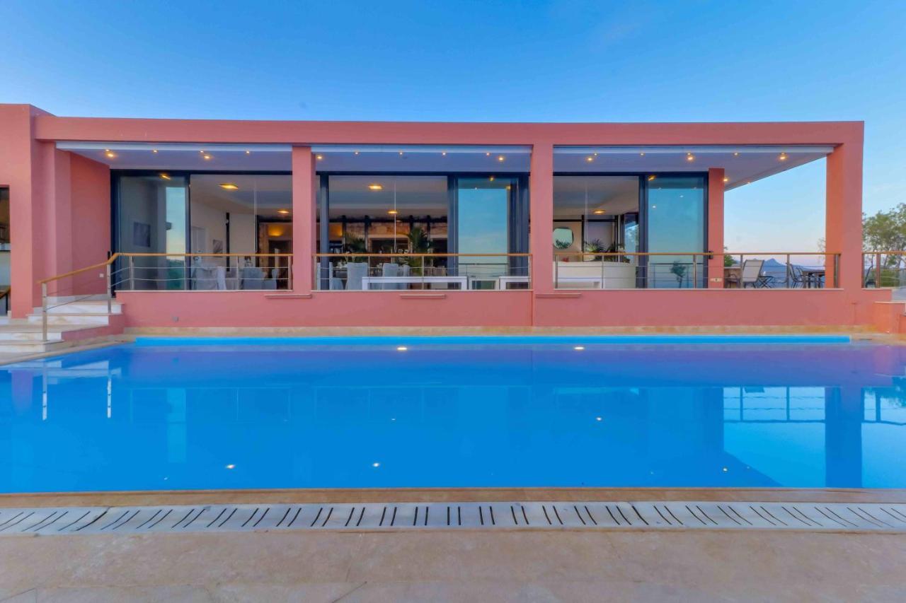 Black Diamond Beachfront Pool Villa Pasithea In Sounio, Athens Sunion Zewnętrze zdjęcie