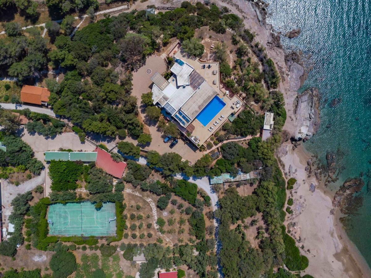 Black Diamond Beachfront Pool Villa Pasithea In Sounio, Athens Sunion Zewnętrze zdjęcie